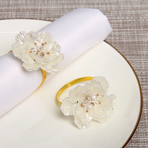 Набор колец для салфеток 2шт "Перламутровая фантазия`"