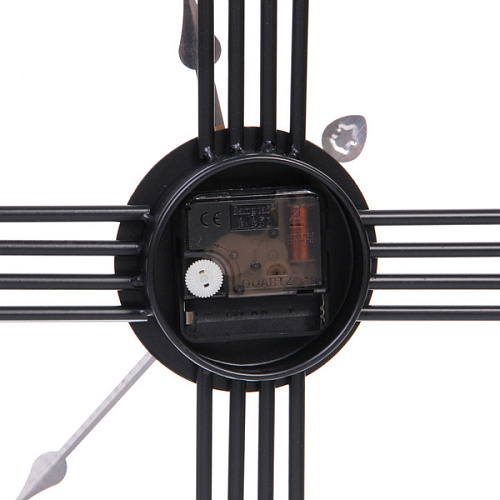 Часы настенные LOFT HOME  50см, черные _5