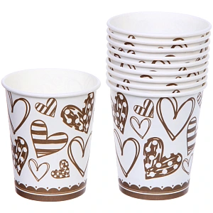 Стакан бумажный 0,2л в наборе 10 шт "Моё чудо"